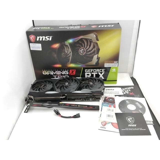 中古】MSI GeForce RTX 2080 Ti GAMING X TRIO RTX2080Ti/11GB(GDDR6