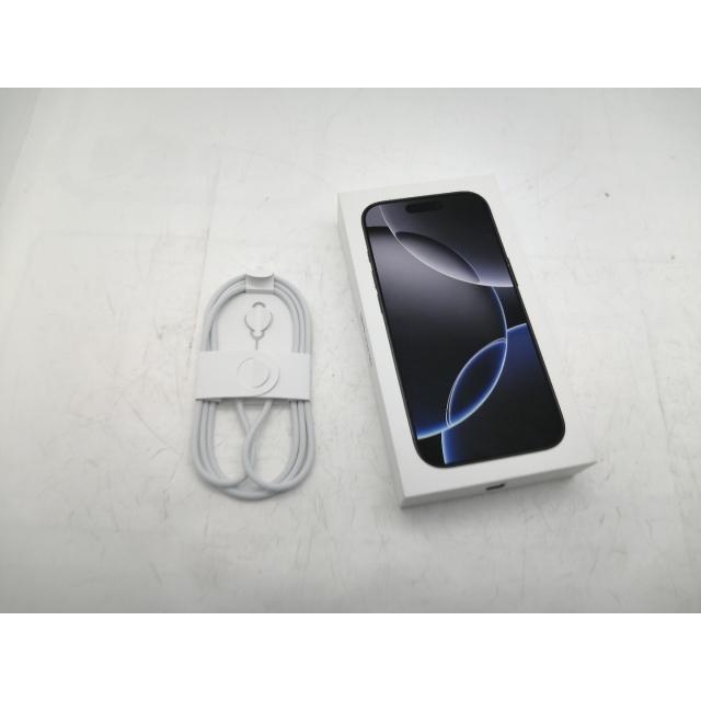 【中古】Apple 国内版 【SIMフリー】 iPhone 16 Pro 256GB ブラックチタニウム MYN03J/A【秋葉5号】保証期間１ヶ月【ランクA】の画像