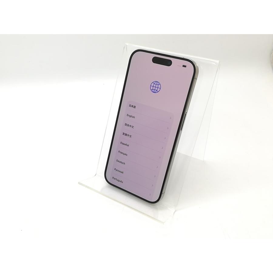 中古】Apple 国内版 【SIMフリー】 iPhone 15 Pro 512GB ナチュラル