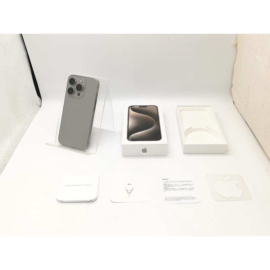 中古】Apple 国内版 【SIMフリー】 iPhone 15 Pro 512GB ナチュラル
