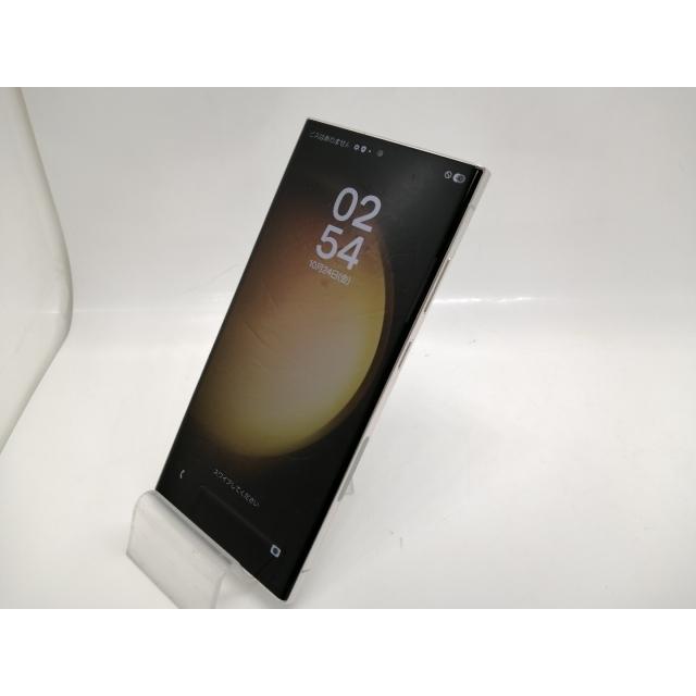 中古】SAMSUNG docomo 【SIMフリー】 Galaxy S23 Ultra クリーム 12GB