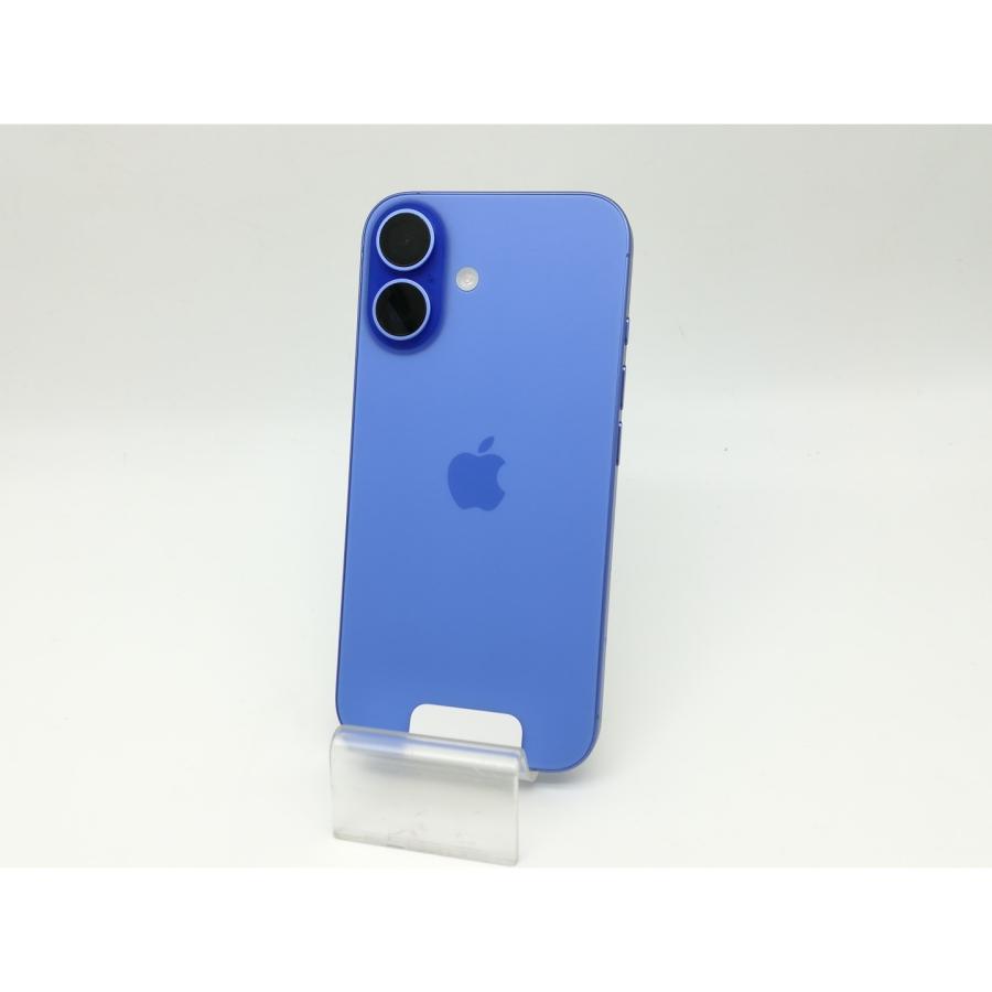 未使用】Apple au 【SIMフリー】 iPhone 16 128GB ウルトラマリン
