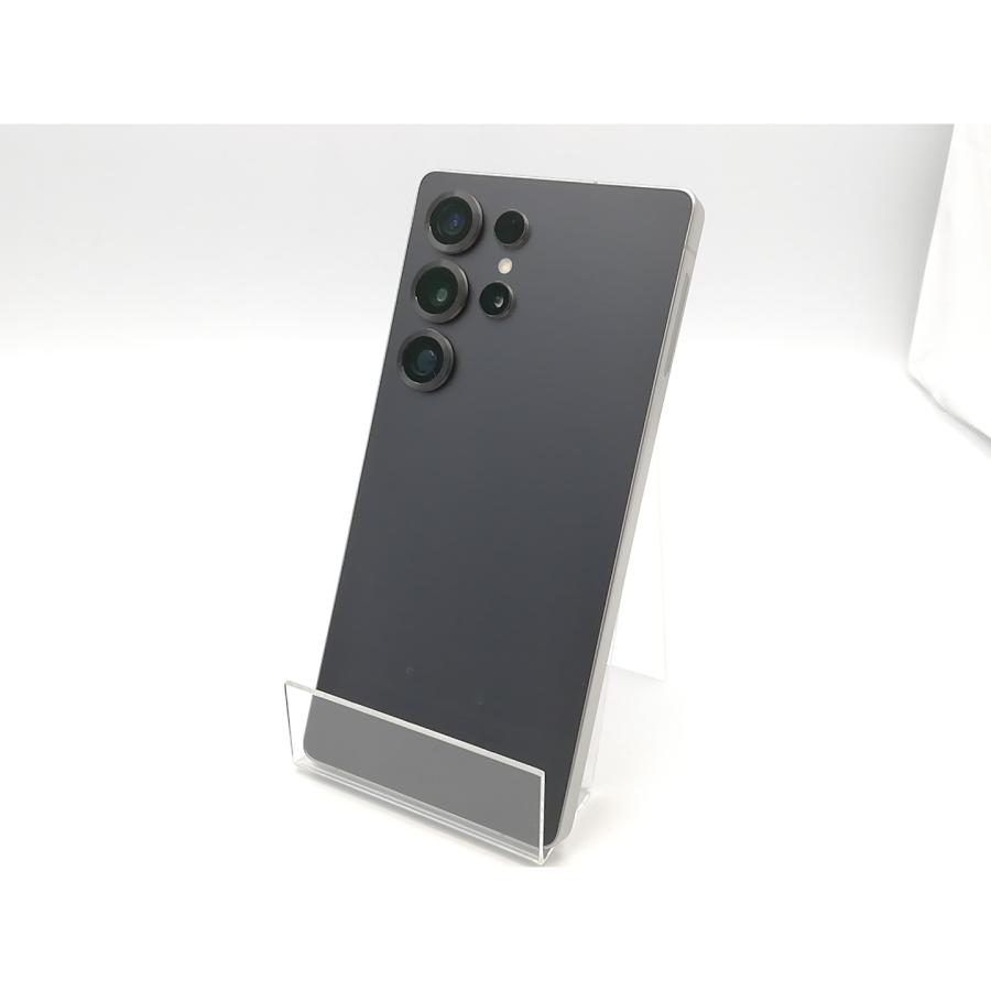 中古】SAMSUNG au 【SIMフリー】 Galaxy S25 Ultra チタニウムブラック