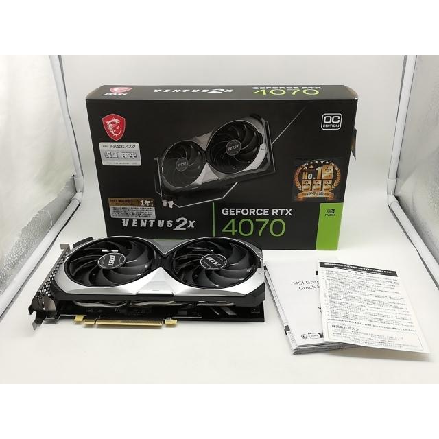 中古】MSI GeForce RTX 4070 VENTUS 2X 12G OC RTX4070/12GB (GDDR6X