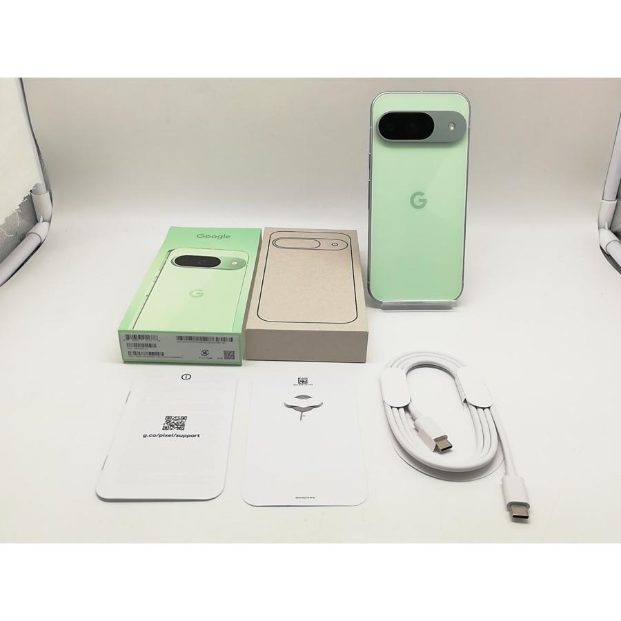 中古】Google 国内版 【SIMフリー】 Pixel 9 ウインターグリーン 12GB