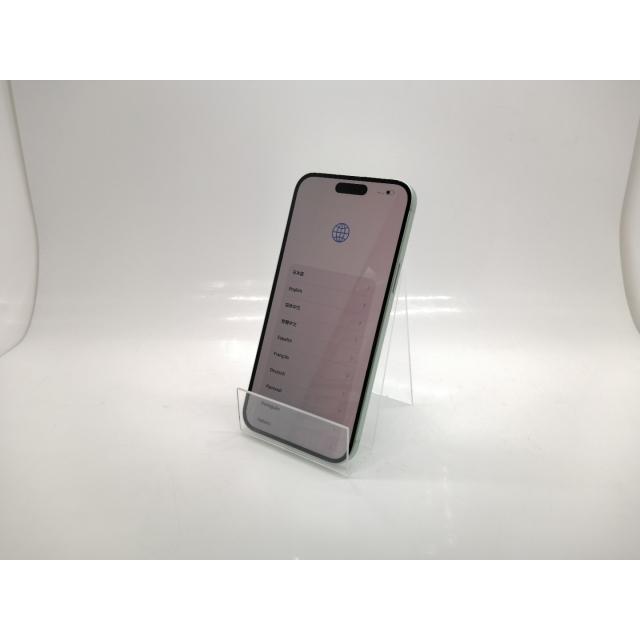 【中古】Apple 国内版 【SIMフリー】 iPhone 15 Plus 128GB グリーン MU0E3J/A【秋葉5号】保証期間１ヶ月【ランクA】の画像