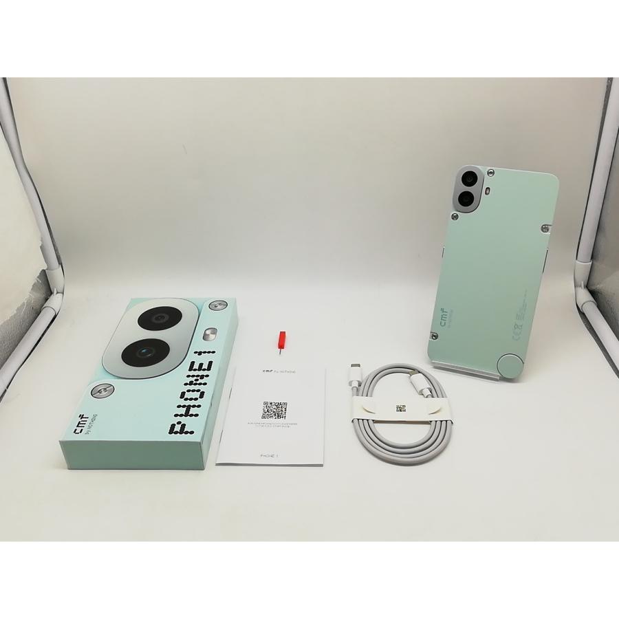 中古】NOTHING 【SIMフリー】 CMF Phone 1 8GB 128GB ライトグリーン