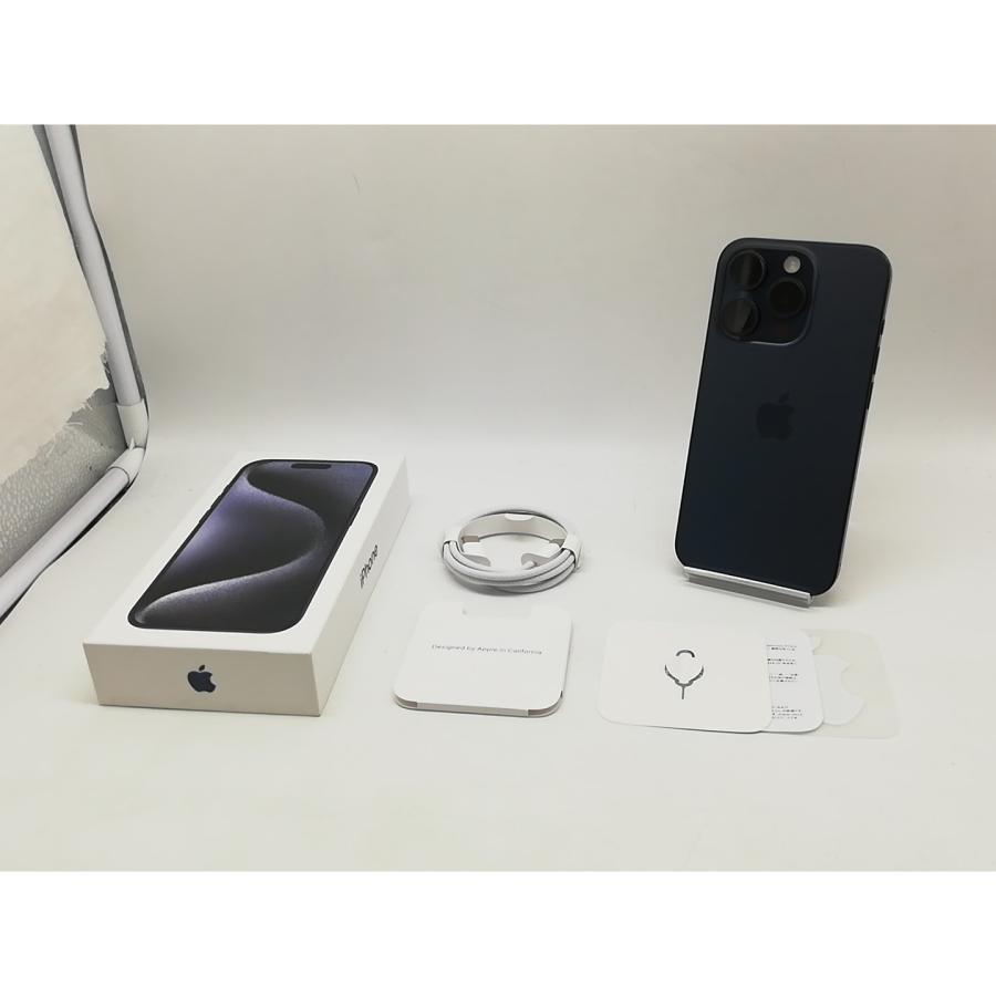 中古】Apple 国内版 【SIMフリー】 iPhone 15 Pro 256GB ブルー