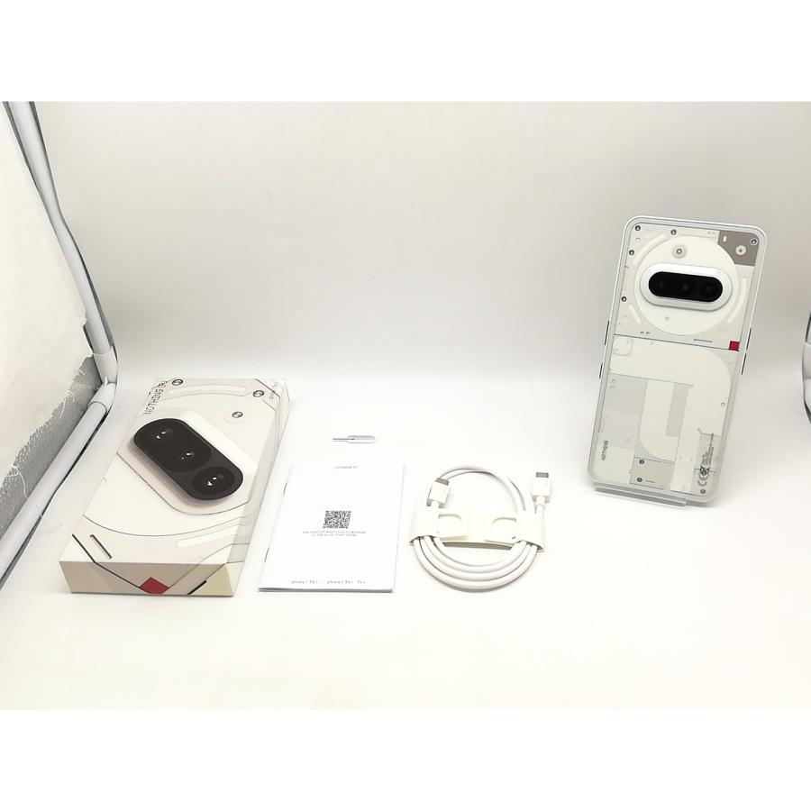 中古】NOTHING 国内版 【SIMフリー】 Nothing Phone (3a) ホワイト 8GB