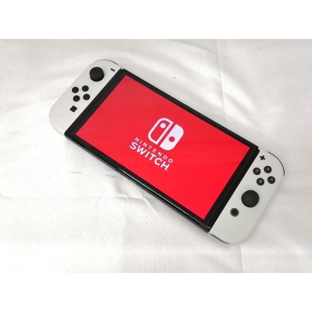 中古】Nintendo Switch 本体 (有機ELモデル) HEG-S-KAAAA ホワイト