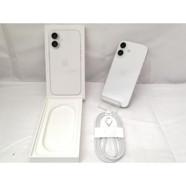中古】Apple 国内版 【SIMフリー】 iPhone 16 128GB ホワイト MYDR3J/A