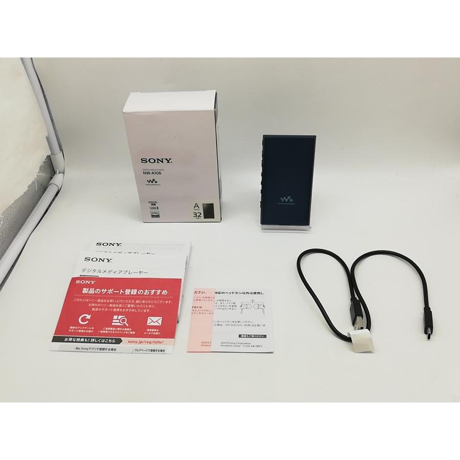 中古】SONY WALKMAN(ウォークマン) NW-A106 (L) 32GB ブルー【横浜