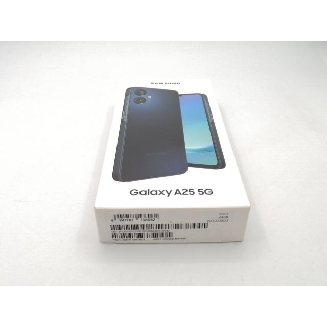 Samsung Galaxy A25 5G UQ ブラック 未使用 未使用】SAMSUNG UQmobile 【SIMフリー】 Galaxy A25 5G ブラック 4GB