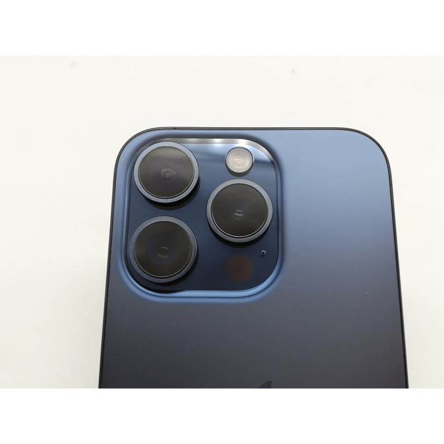 【中古】Apple au 【SIMフリー】 iPhone 15 Pro 256GB ブルーチタニウム MTUG3J/A【横浜】保証期間１ヶ月【ランクB】の画像