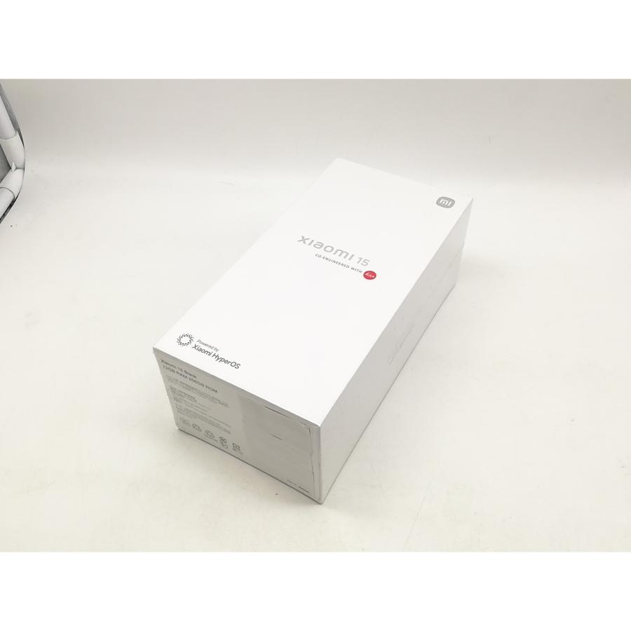 未使用】Xiaomi 国内版【SIMフリー】 Xiaomi 15 ブラック 12GB 256GB