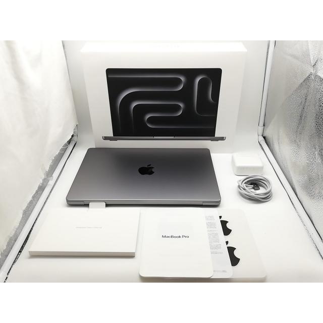 【中古】Apple MacBook Pro 14インチ M3(CPU:8C/GPU:10C) 8GB/512GB スペースグレイ MTL73J/A (14インチ,M3,2023)【横浜】保証期間１ヶ月【ランクB】の画像