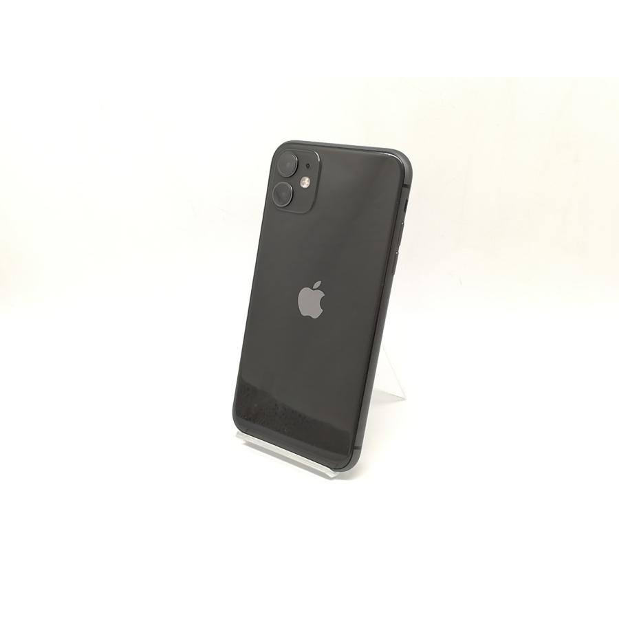 中古】Apple 国内版 【SIMフリー】 iPhone 11 128GB ブラック MWM02J/A 