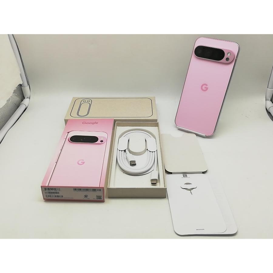 中古】Google 国内版 【SIMフリー】 Pixel 9 Pro XL ローズクオーツ