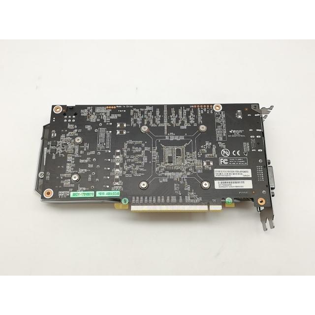 【中古】玄人志向 GF-GTX1060-3GB/OC/DF GTX1060/3GB(GDDR5)/PCI-E【横浜】保証期間１週間の画像