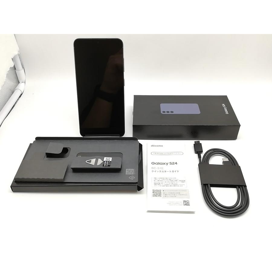 中古】SAMSUNG docomo 【SIMフリー】 Galaxy S24 コバルトバイオレット