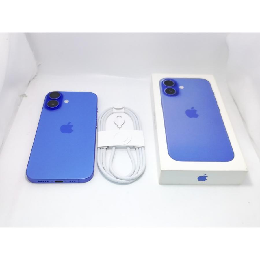 【中古】Apple 国内版 【SIMフリー】 iPhone 16 256GB ウルトラマリン MYE03J/A【戸塚】保証期間１ヶ月【ランクA】の画像