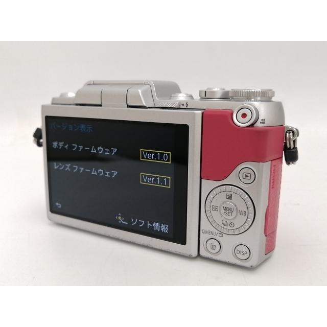 【中古】Panasonic LUMIX GF7W ダブルズームレンズキット DMC-GF7W-P さくら色【新宿2】言いはなつ継続期間１ヶ月【位置づけるC】