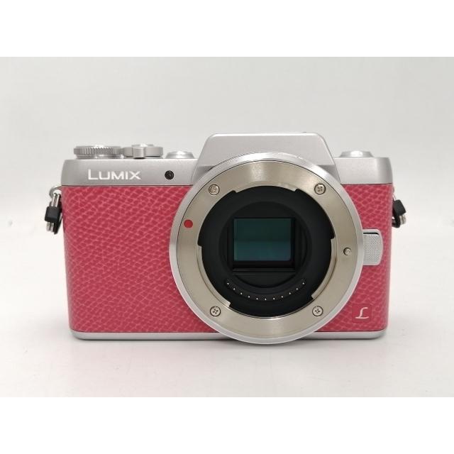 【中古】Panasonic LUMIX GF7W ダブルズームレンズキット DMC-GF7W-P さくら色【新宿2】言いはなつ継続期間１ヶ月【位置づけるC】
