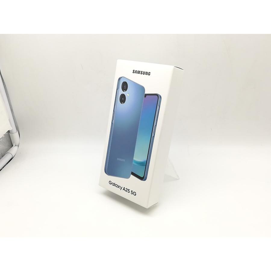未使用】SAMSUNG au 【SIMフリー】 Galaxy A25 5G ブルー 4GB 64GB 