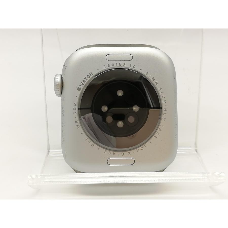 【中古】Apple Apple Watch Series10 42mm GPS シルバーアルミニウムケース/ブルークラウドスポーツループ MWWD3J/A【横浜】保証期間１ヶ月【ランクB】の画像
