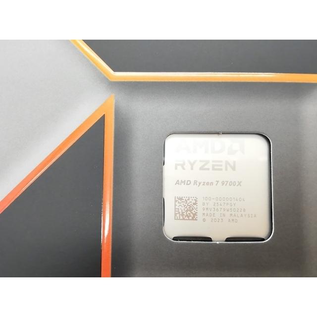 未使用】AMD Ryzen 7 9700X (3.8GHz/TC:5.5GHz) BOX AM5/8C/16T/L3
