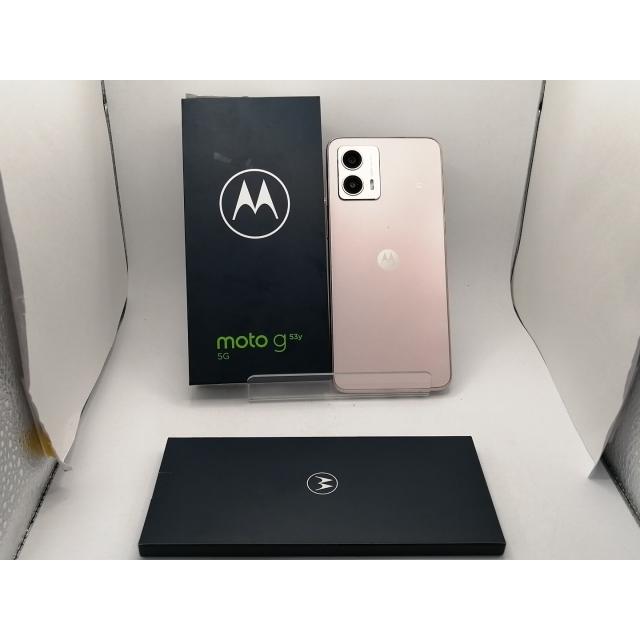 Motorola moto g53y 5G A301MO ペールピンク 中古 中古】MOTOROLA ymobile 【SIMフリー】 moto g53y 5G ペールピンク 4GB