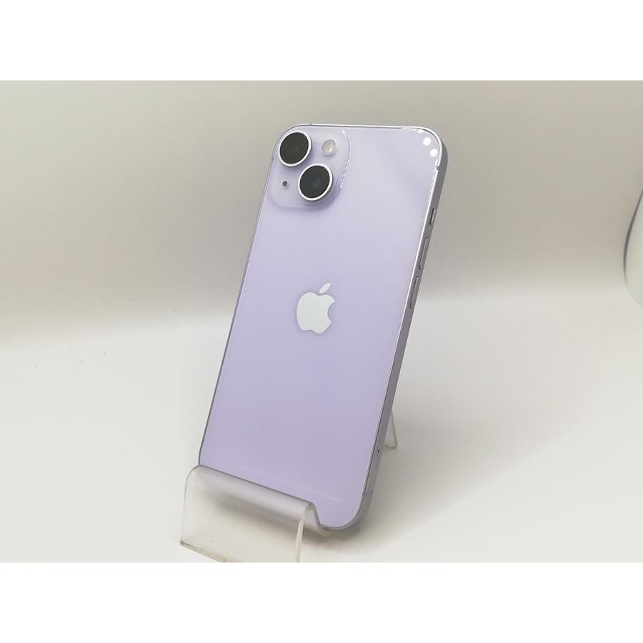 中古】Apple SoftBank 【SIMフリー】 iPhone 14 256GB パープル MPW93J 