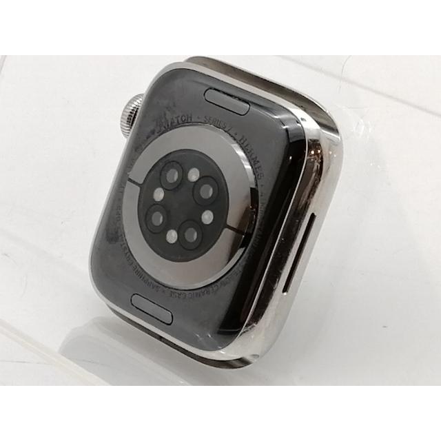 【中古】Apple Apple Watch HERMES Series7 41mm Cellular シルバーステンレススチールケース (バンド無し)【津田沼】保証期間１ヶ月【ランクB】の画像