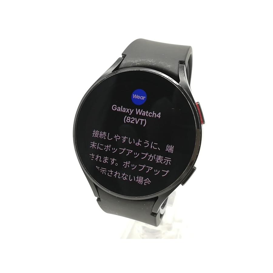 中古】SAMSUNG Galaxy Watch4 LTE 44mm Armor Aluminum ブラック SM 