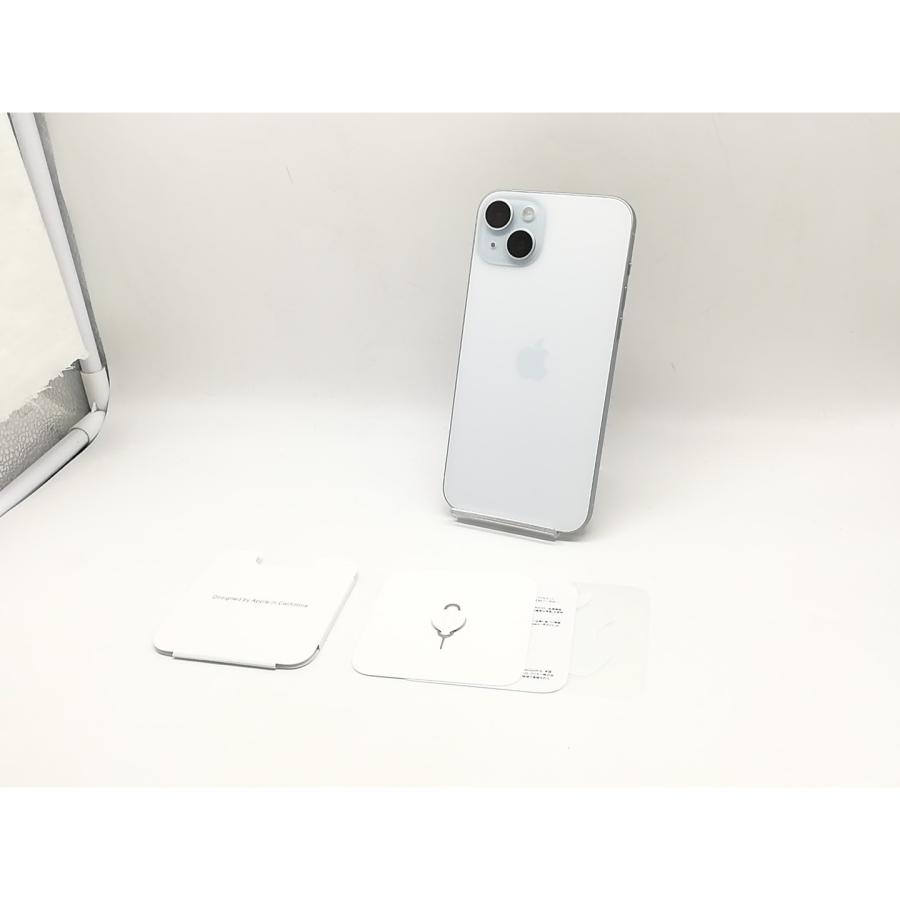 【中古】Apple 国内版 【SIMフリー】 iPhone 15 Plus 128GB ブルー MU0D3J/A【横浜】保証期間１ヶ月【ランクA】の画像