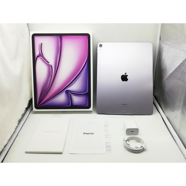 【中古】Apple 【Wi-Fi】 13インチ iPad Air（M2/2024） 128GB パープル MV2C3J/A【秋葉2号】保証期間１ヶ月【ランクA】の画像