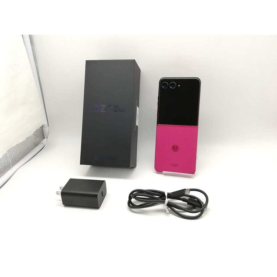 中古】MOTOROLA IIJmio 【SIMフリー】 motorola razr 50 ultra ホット