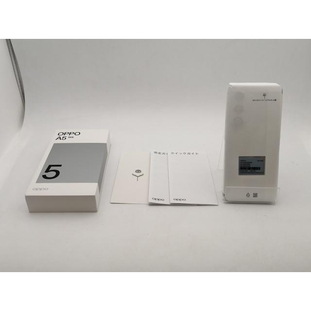 oppo a5 5g SIMフリー　新品未開封 新品未開封] SIMフリー OPPO A5 5G white [auモデルSIMフリー