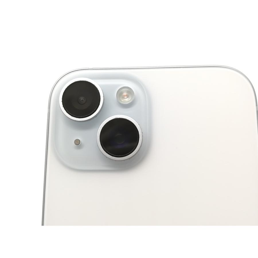 【中古】Apple SoftBank 【SIMフリー】 iPhone 15 128GB ブルー MTML3J/A【横浜】保証期間１ヶ月【ランクB】の画像