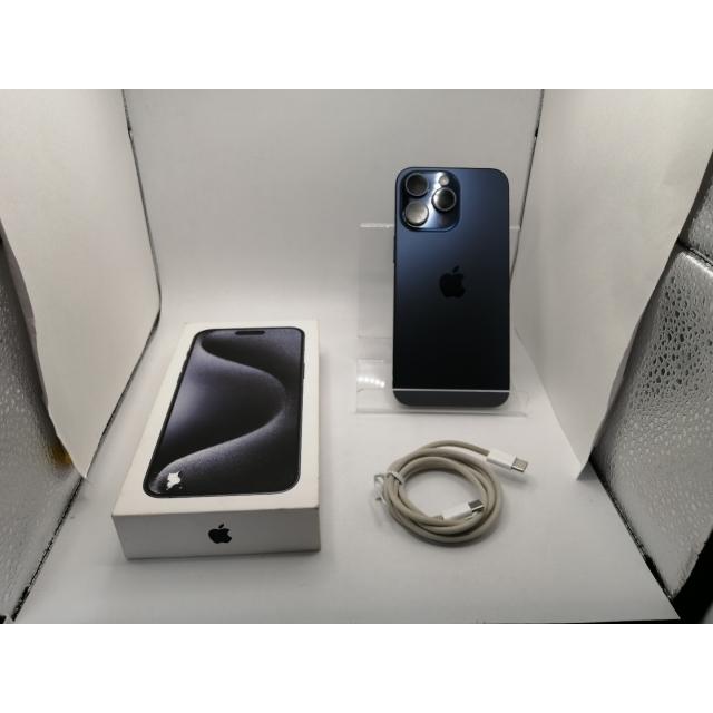【中古】Apple 国内版 【SIMフリー】 iPhone 15 Pro Max 512GB ブルーチタニウム MU6X3J/A【川崎駅前】保証期間１ヶ月【ランクB】の画像