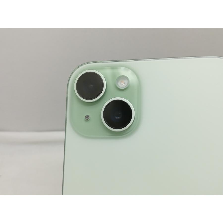 【中古】Apple 国内版 【SIMフリー】 iPhone 15 Plus 128GB グリーン MU0E3J/A【川崎】保証期間１ヶ月【ランクA】の画像
