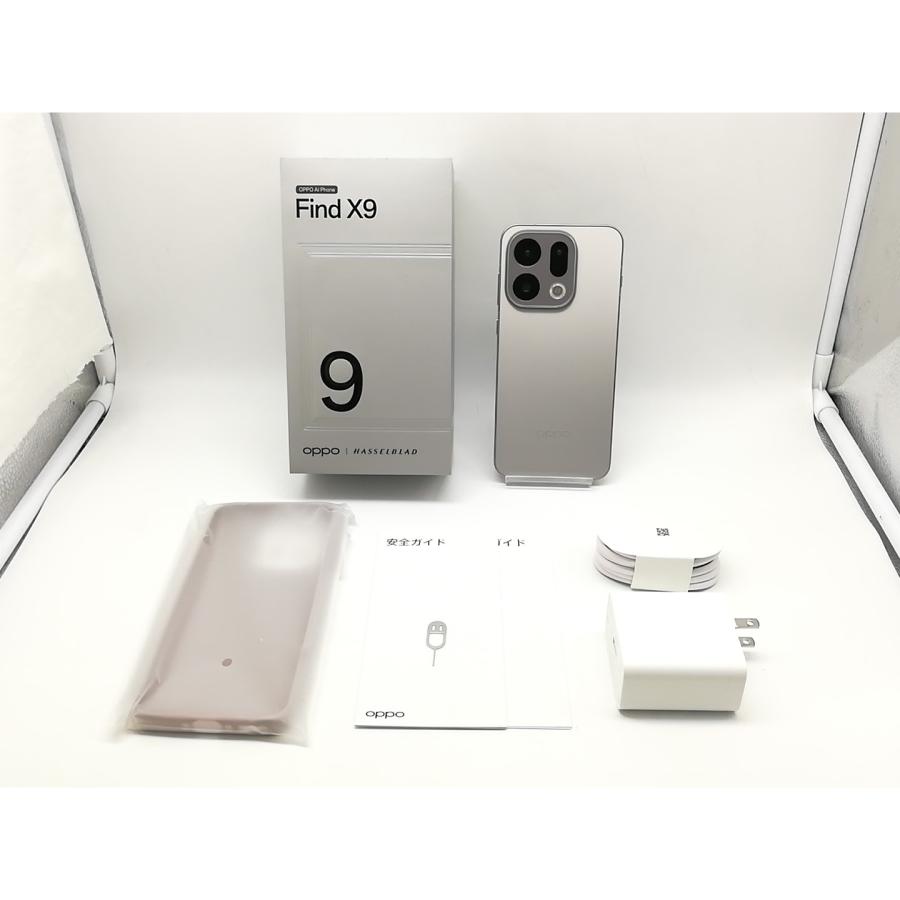 【中古】Oppo 国内版 【SIMフリー】 OPPO Find X9 チタニウムグレー 16GB 512GB【横浜】保証期間１ヶ月【ランクA】の画像
