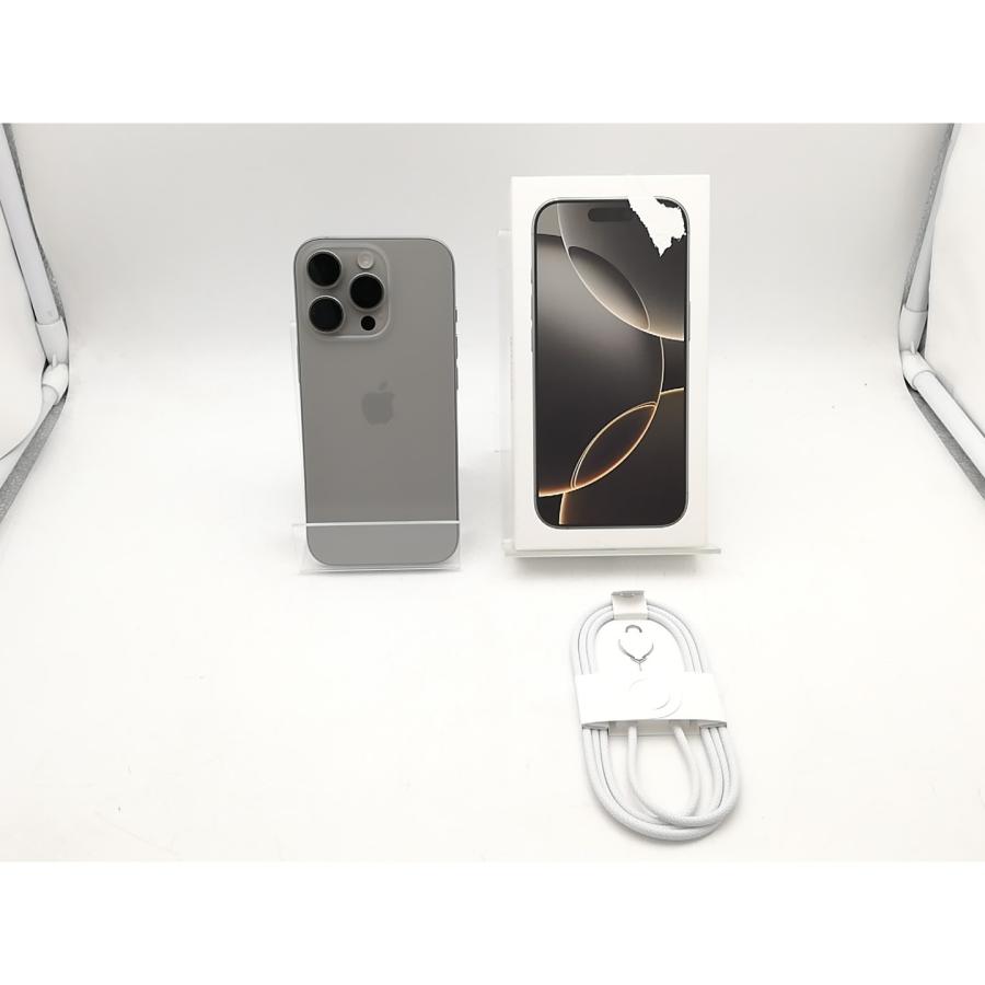 【中古】Apple 国内版 【SIMフリー】 iPhone 16 Pro 256GB ナチュラルチタニウム MYN33J/A【柏】保証期間１ヶ月【ランクA】の画像