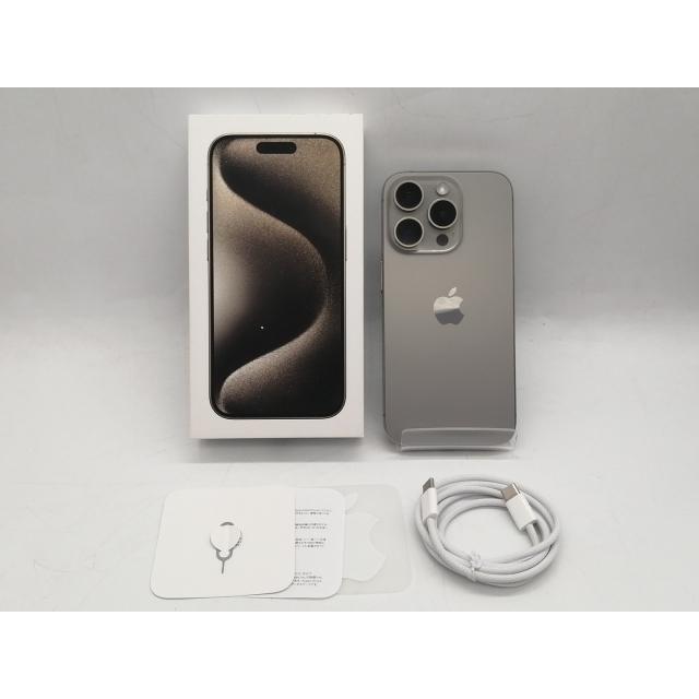 【中古】Apple 国内版 【SIMフリー】 iPhone 15 Pro 512GB ナチュラルチタニウム MTUK3J/A【町田】保証期間１ヶ月【ランクA】の画像