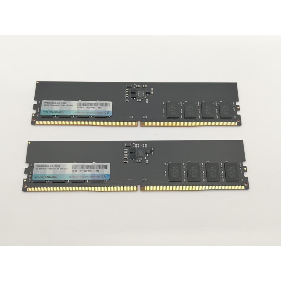 中古】DDR5 16GB 2枚組（合計32GB） DDR5-5600(PC5-44800