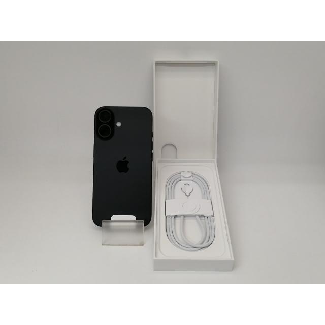 【未使用】Apple 国内版 【SIMフリー】 iPhone 16 128GB ブラック MYDQ3J/A【戸塚】保証期間３ヶ月の画像