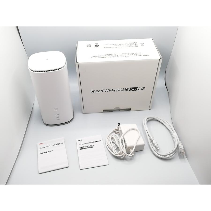 中古】ZTE au Speed Wi-Fi HOME 5G L13 ZTR02【ECセンター】保証期間1