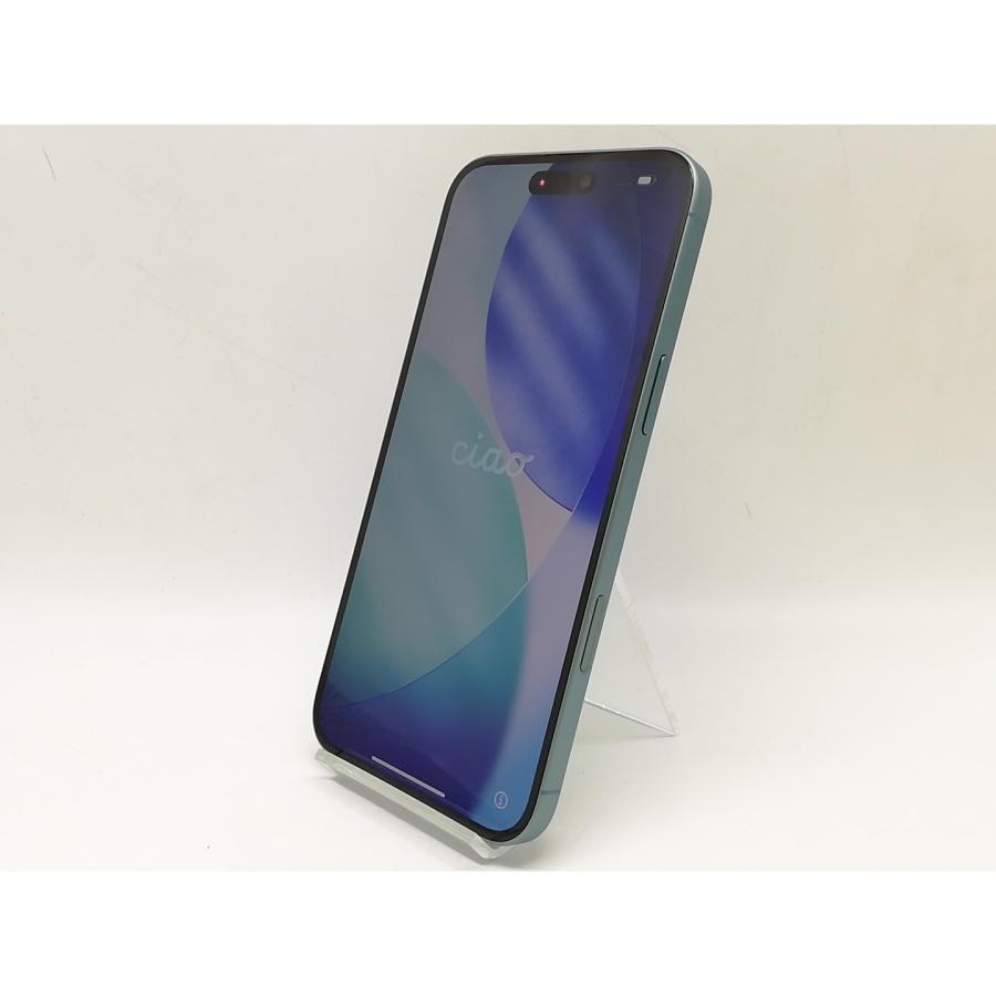 中古】Apple au 【SIMフリー】 iPhone 16 Plus 256GB ティール MXVL3J