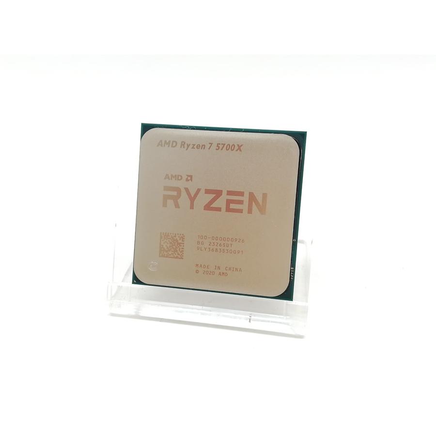 【新品未使用】AMD Ryzen 7 5700X AM4 動作確認済み 中古】AMD Ryzen 7 5700X (3.4GHz/TC:4.6GHz) BOX AM4/8C/16T/L3 32MB
