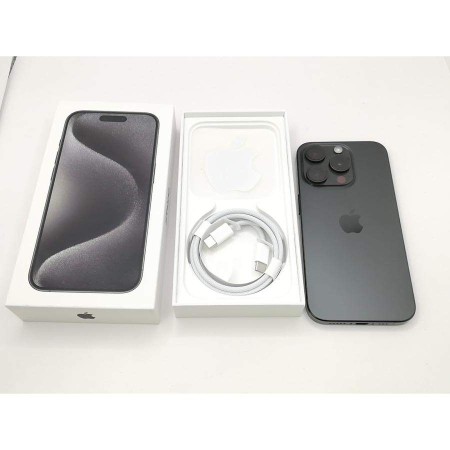 中古】Apple 国内版 【SIMフリー】 iPhone 15 Pro 512GB ブラック